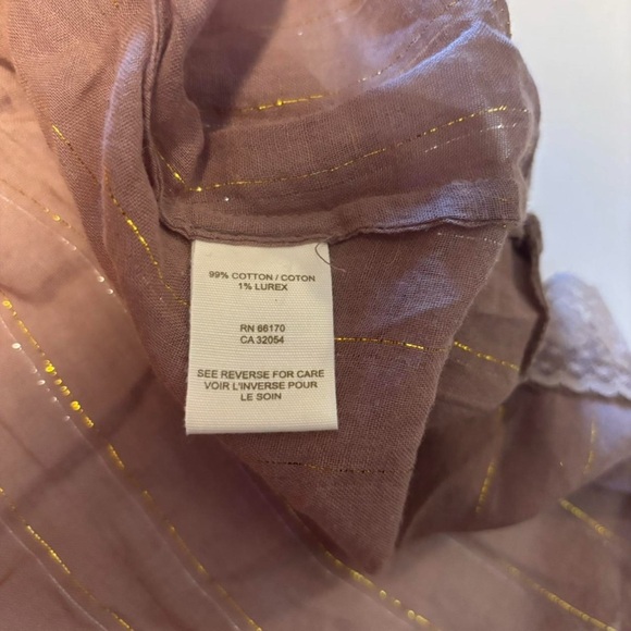 Free People Women's 10 Sheer Beaded Boho Summer Dress Lace Fairy Brown - Picture 7 of 7